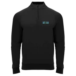 Gift Campaign Felpa per bambini a manica lunga con zip corta 200 g/m2 Roly></noscript> Felpe Personalizzate