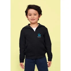 Gift Campaign Felpa personalizzata con zip in cotone e poliestere 260 g/m2 SOL'S Stone Kids></noscript> Felpe Personalizzate