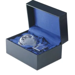 Gift Campaign Fermacarte con logo a forma di mondo cubo personalizzabile Globe> Gadget Per L'Ufficio