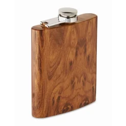 Gift Campaign Fiaschetta in acciaio inox riciclato con aspetto in legno da 190 ml> Altri Utensili Da Cucina
