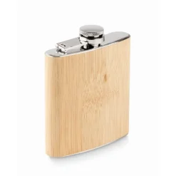 Gift Campaign Fiaschetta in metallo con finitura in bambù da 175 ml Bamboo> Altri Utensili Da Cucina