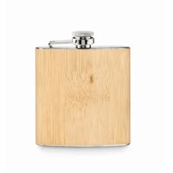 Gift Campaign Fiaschetta in metallo con finitura in bambù da 175 ml Bamboo> Altri Utensili Da Cucina