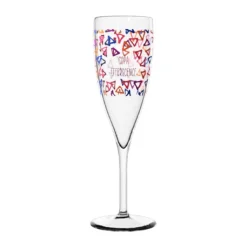 Gift Campaign Flûte con logo da spumante in tritan senza BPA 160ml Champagne> Bicchieri Di Plastica Personalizzati