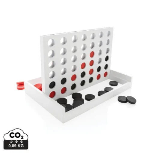 Gift Campaign Forza 4 in legno 42 pedine in confezione regalo FCS Connect four> Giochi E Passatempo
