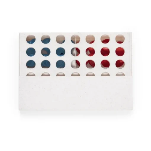 Gift Campaign Forza quattro realizzato in paglia di grano con 42 pedine blu e rosse> Giochi E Passatempo