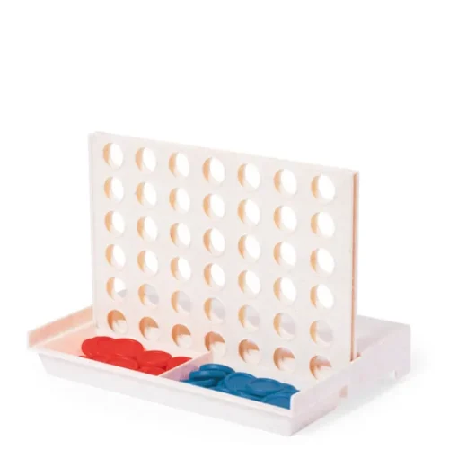 Gift Campaign Forza quattro realizzato in paglia di grano con 42 pedine blu e rosse> Giochi E Passatempo