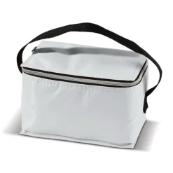Gift Campaign Frigorifero in poliestere 420D per 6 lattine con piccolo manico nero> Borse Termiche