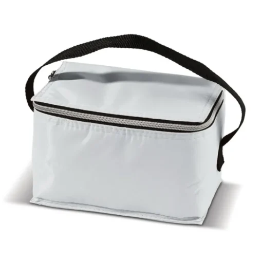 Gift Campaign Frigorifero in poliestere 420D per 6 lattine con piccolo manico nero> Borse Termiche