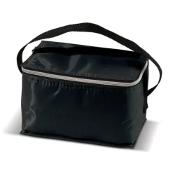 Gift Campaign Frigorifero in poliestere 420D per 6 lattine con piccolo manico nero></noscript> Borse Termiche