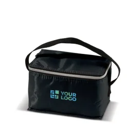 Gift Campaign Frigorifero in poliestere 420D per 6 lattine con piccolo manico nero></noscript> Borse Termiche