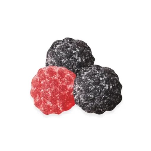 Gift Campaign Gelatine ai frutti di bosco zuccherate in bustina semi trasparente con logo> Caramelle Personalizzate