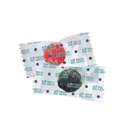 Gift Campaign Gelatine ai frutti di bosco zuccherate in bustina semi trasparente con logo></noscript> Caramelle Personalizzate
