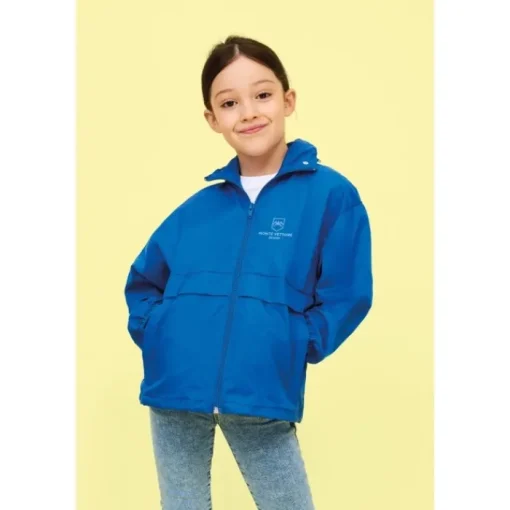 Gift Campaign Giacca a vento bambini richiudibile con cappuccio 210 g/m2 SOL'S Surf> Giubbotti