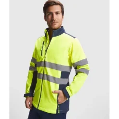 Gift Campaign Giacca da lavoro softshell alta visibilità 320 g/m2 Roly Antares></noscript> Giubbotti