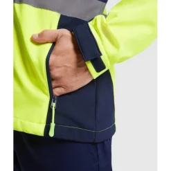 Gift Campaign Giacca da lavoro softshell alta visibilità 320 g/m2 Roly Antares></noscript> Giubbotti