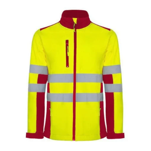 Gift Campaign Giacca da lavoro softshell alta visibilità 320 g/m2 Roly Antares> Giubbotti