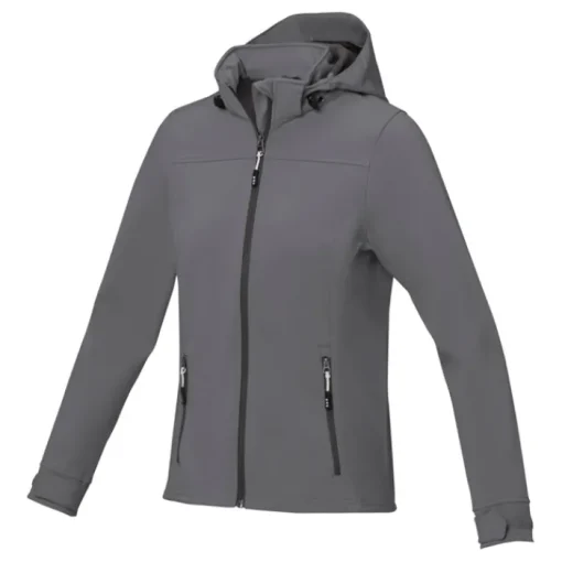 Gift Campaign Giacca softshell donna impermeabile con cappuccio 300g/m2 Elevate Life> Giubbotti