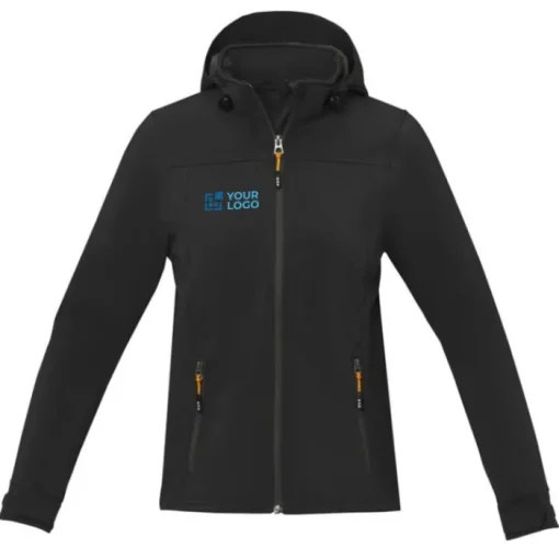 Gift Campaign Giacca softshell donna impermeabile con cappuccio 300g/m2 Elevate Life> Giubbotti