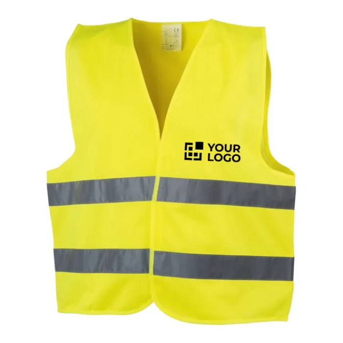 Gift Campaign Gilet ad alta visibilità di classe 2 realizzato in poliestere XL> Gilet Alta Visibilità