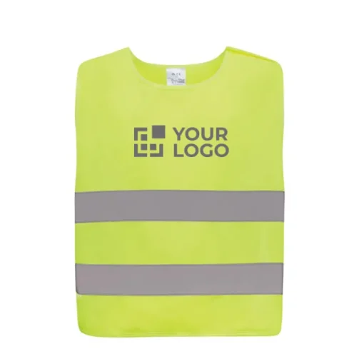 Gift Campaign Gilet ad alta visibilità personalizzati riflettenti per bambini taglia S in RPET> Gilet Alta Visibilità
