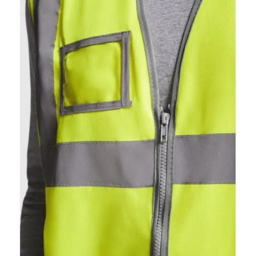 Gift Campaign Gilet ad alta visibilità tasca e cerniera in poliestere Roly Polux> Gilet Alta Visibilità