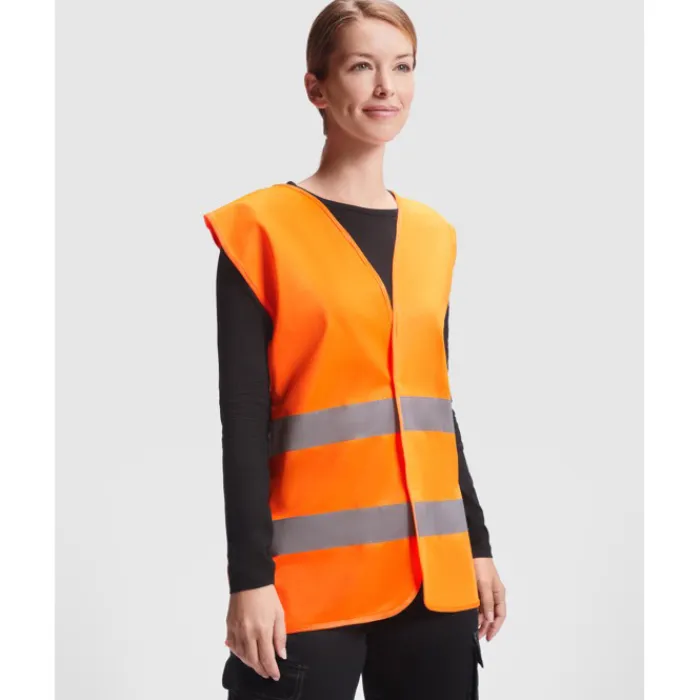 Gift Campaign Gilet alta visibilità bande riflettenti chiusura in velcro Roly Sirio> Gilet Alta Visibilità