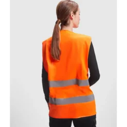 Gift Campaign Gilet alta visibilità bande riflettenti chiusura in velcro Roly Sirio><noscript><img width=