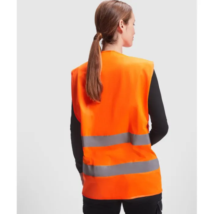 Gift Campaign Gilet alta visibilità bande riflettenti chiusura in velcro Roly Sirio> Gilet Alta Visibilità