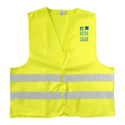 Gift Campaign Gilet alta visibilità con logo certificato EN20741 in poliestere 150D VisibleXXL></noscript> Gadget Per Auto|Gilet Alta Visibilità