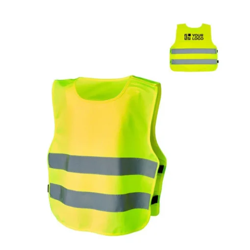Gift Campaign Gilet alta visibilità per bimbi dai 3 ai 6 anni chiusura in velcro RFX> Gilet Alta Visibilità