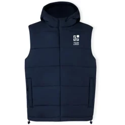 Gift Campaign Gilet antivento ed impermeabile con cappuccio in poliestere MKT Brooke></noscript> Smanicati