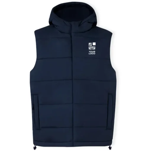 Gift Campaign Gilet antivento ed impermeabile con cappuccio in poliestere MKT Brooke> Smanicati