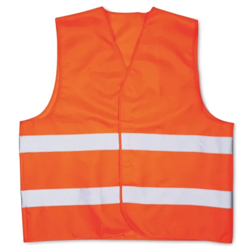 Gift Campaign Gilet catarifrangente personalizzato in poliestere con 2 strisce riflettenti> Gadget Per Auto|Gilet Alta Visibilità