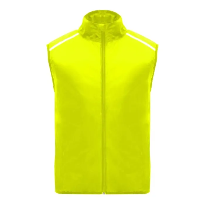 Gift Campaign Gilet da corsa unisex antivento e traspirante poliestere 70g/m² Roly> Smanicati