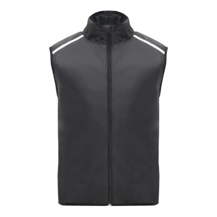 Gift Campaign Gilet da corsa unisex antivento e traspirante poliestere 70g/m² Roly> Smanicati