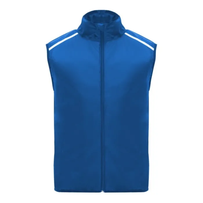 Gift Campaign Gilet da corsa unisex antivento e traspirante poliestere 70g/m² Roly> Smanicati