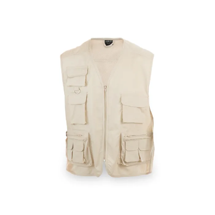 Gift Campaign Gilet da lavoro con molte tasche in cotone e poliestere MKT Soviet> Smanicati