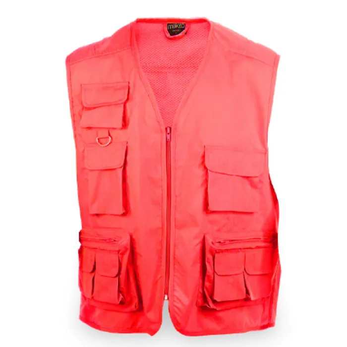 Gift Campaign Gilet da lavoro con molte tasche in cotone e poliestere MKT Soviet> Smanicati