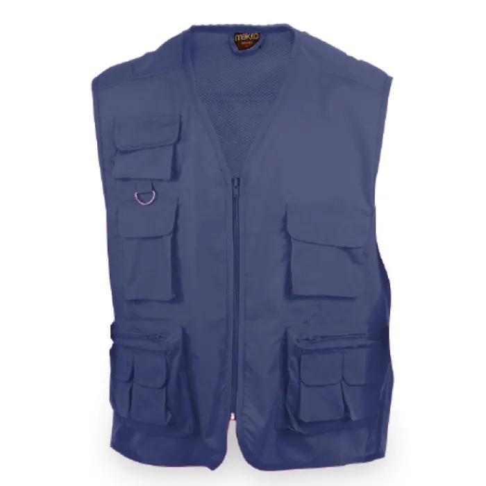 Gift Campaign Gilet da lavoro con molte tasche in cotone e poliestere MKT Soviet> Smanicati