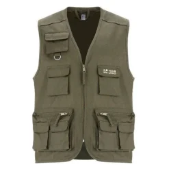 Gift Campaign Gilet da lavoro con tasche in cotone e poliestere 200g/m2 Roly Venera></noscript> Smanicati