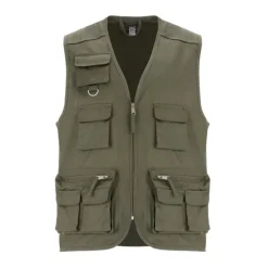 Gift Campaign Gilet da lavoro con tasche in cotone e poliestere 200g/m2 Roly Venera></noscript> Smanicati