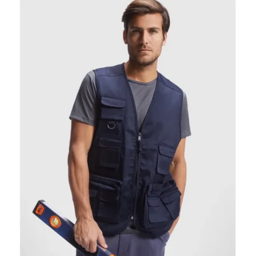 Gift Campaign Gilet da lavoro con tasche in cotone e poliestere 200g/m2 Roly Venera> Smanicati