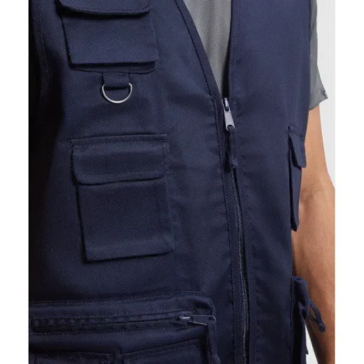 Gift Campaign Gilet da lavoro con tasche in cotone e poliestere 200g/m2 Roly Venera> Smanicati