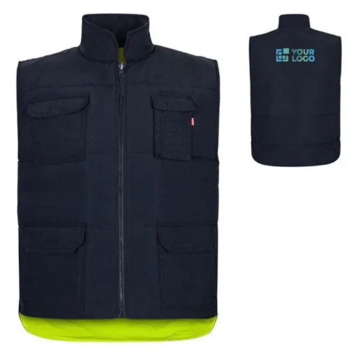 Gift Campaign Gilet da lavoro imbottito e reversibile in poliestere 220 g/m2 Velilla> Smanicati