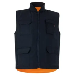 Gift Campaign Gilet da lavoro imbottito e reversibile in poliestere 220 g/m2 Velilla></noscript> Smanicati