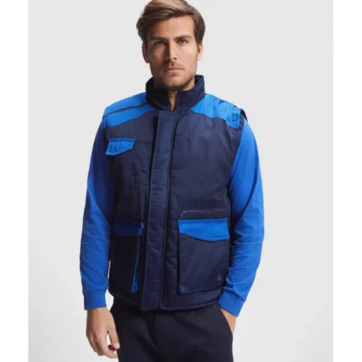 Gift Campaign Gilet da lavoro multitasche in poliestere e cotone 200g/m2 Roly Armada> Smanicati