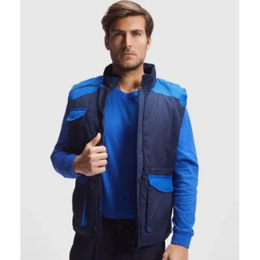 Gift Campaign Gilet da lavoro multitasche in poliestere e cotone 200g/m2 Roly Armada> Smanicati