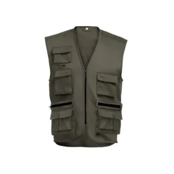 Gift Campaign Gilet da lavoro multitasche 200 g/m2 in poliestere e cotone THC PIXEL></noscript> Smanicati