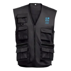 Gift Campaign Gilet da lavoro multitasche 200 g/m2 in poliestere e cotone THC PIXEL></noscript> Smanicati