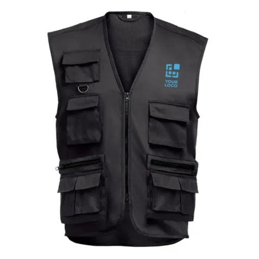 Gift Campaign Gilet da lavoro multitasche 200 g/m2 in poliestere e cotone THC PIXEL> Smanicati
